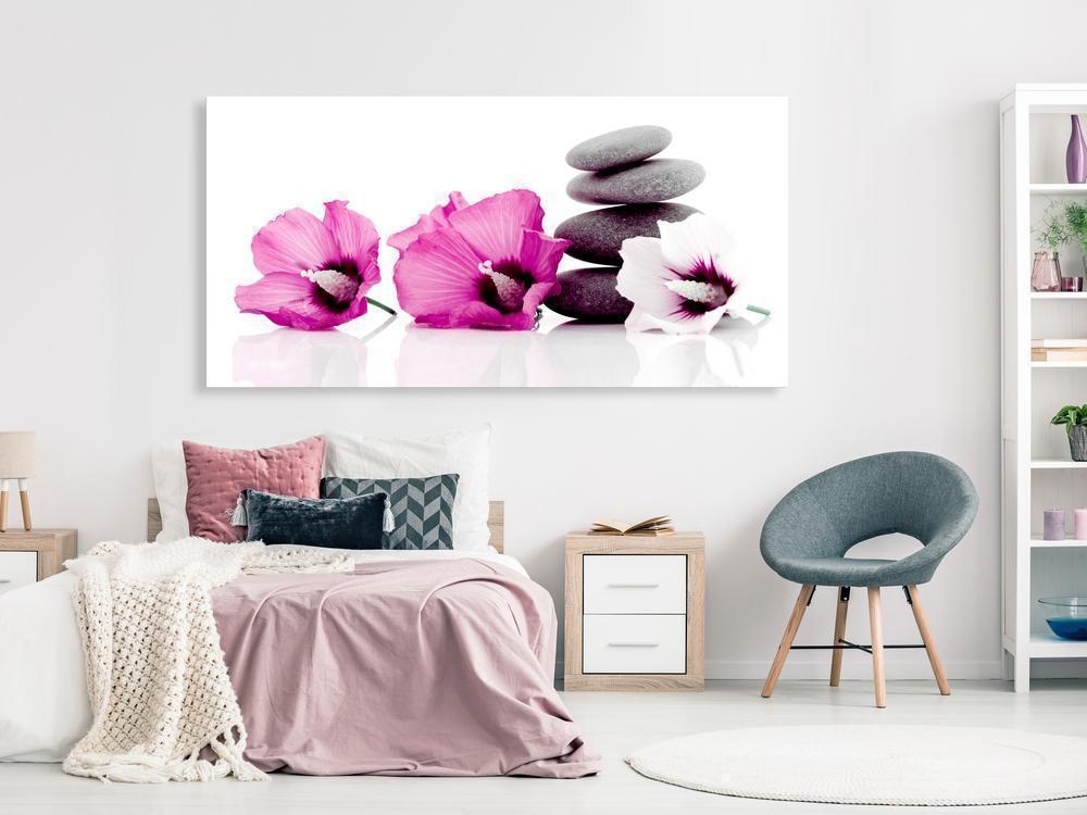 Canvas Print - Calm Mallow (1 Part) Pink-ArtfulPrivacy-Wall Art Collection