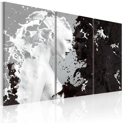 Canvas Print - Milk & Choco - triptych-ArtfulPrivacy-Wall Art Collection