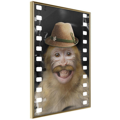 Frame Wall Art - Dressed Up Monkey-artwork for wall with acrylic glass protection