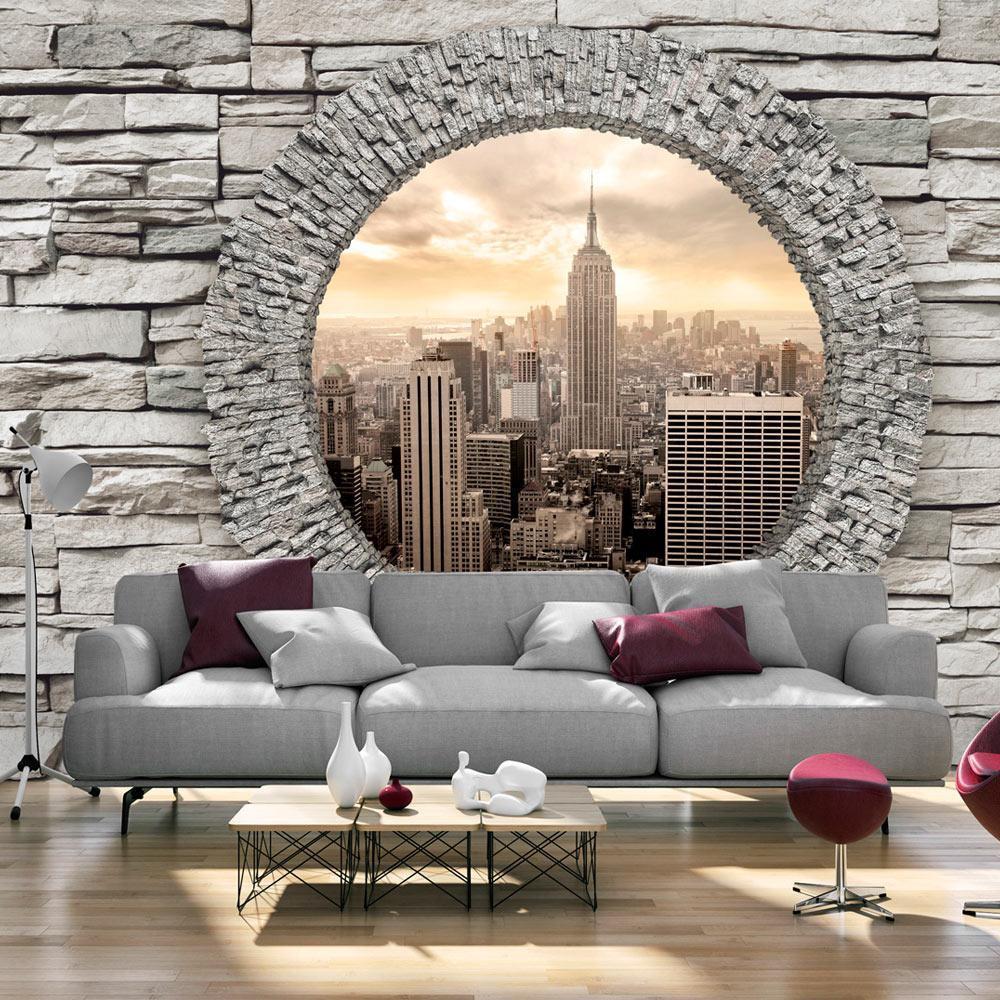 Wall Mural - Secret Window-Wall Murals-ArtfulPrivacy