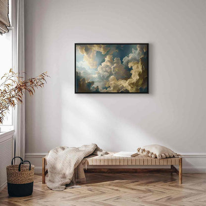 Canvas Print - Sun and Shadows: A Theatrical Display of Nature High Above the Earth