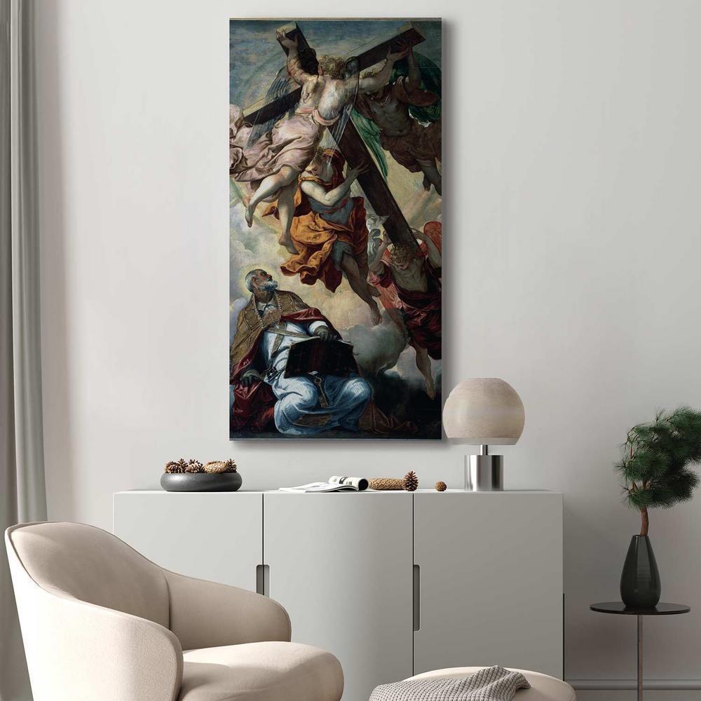 Canvas Print - Apparition of the Cross to St Peter (Tintoretto )