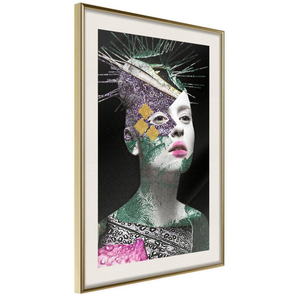 Wall Decor Portrait - Modern Beauty-artwork for wall with acrylic glass protection