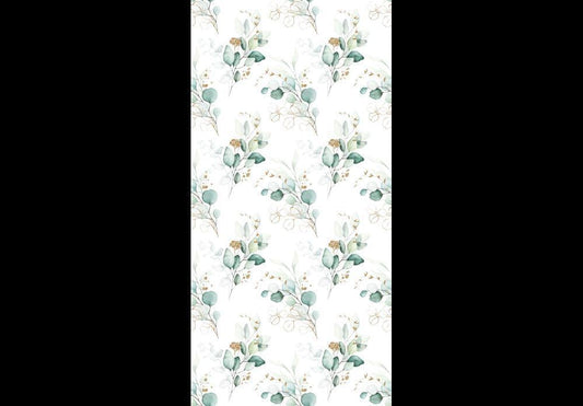 Classic Wallpaper made with non woven fabric - Wallpaper - Green Melodies - ArtfulPrivacy