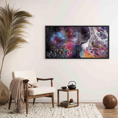 Canvas Print - Colourful Galaxy (1 Part) Wide