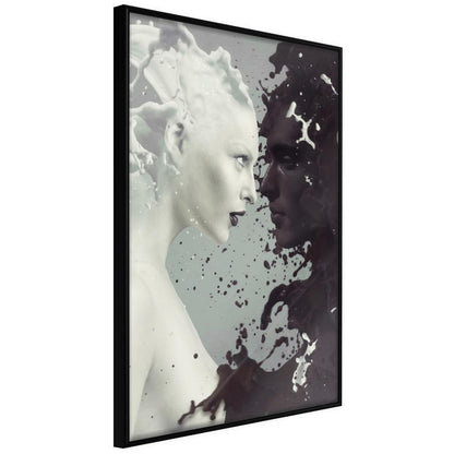 Wall Decor Portrait - Complementary Opposites-artwork for wall with acrylic glass protection