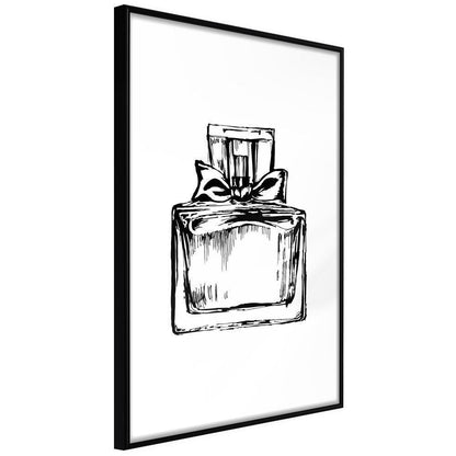 Black and white Wall Frame - Vial-artwork for wall with acrylic glass protection