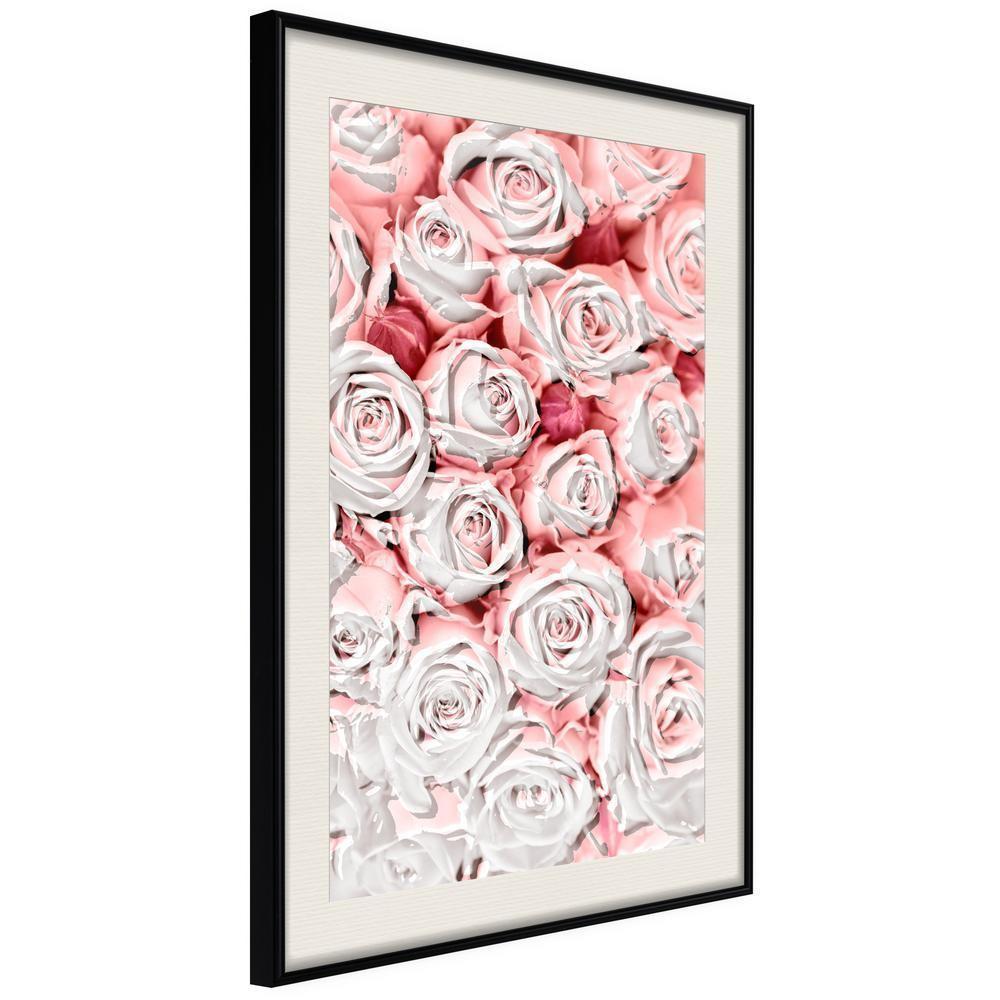 Botanical Wall Art - Purity-artwork for wall with acrylic glass protection