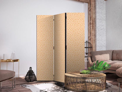 Room Divider - Tiny Dots: Optimistic Pattern in Peach Colors