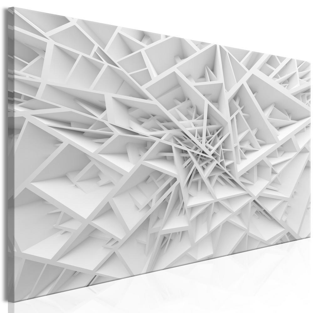 Canvas Print - Complicated Geometry (1 Part) Narrow-ArtfulPrivacy-Wall Art Collection
