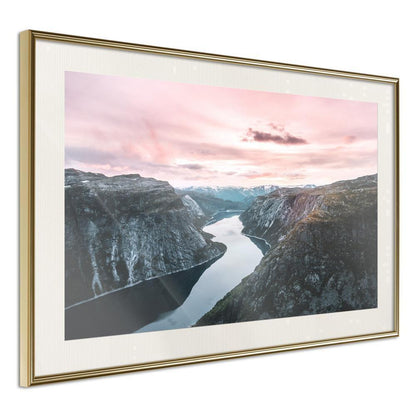 Framed Art - Stunning View-artwork for wall with acrylic glass protection