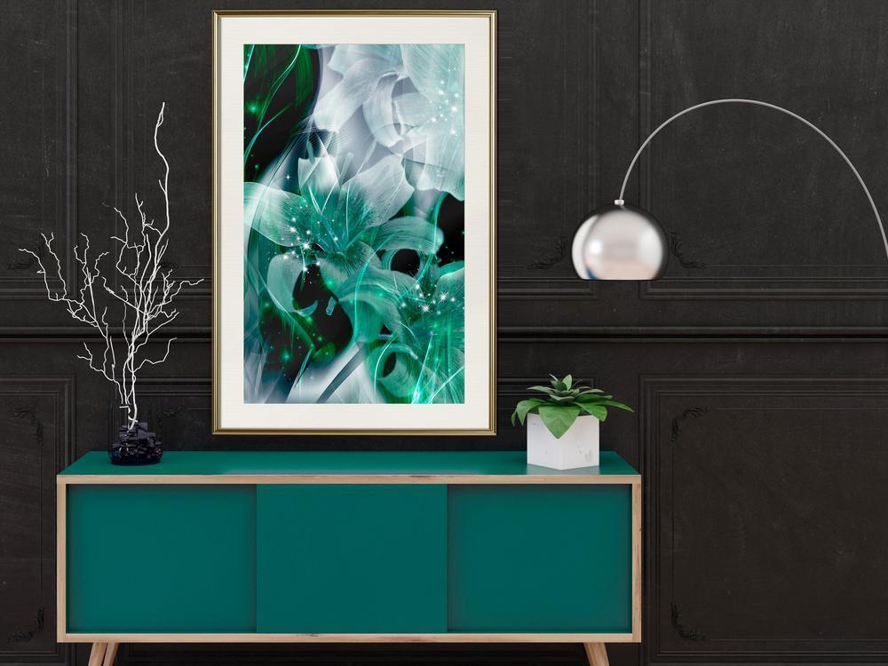 Botanical Wall Art - Poisonous Flowers-artwork for wall with acrylic glass protection