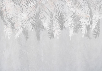 Wall Mural - Pale Palms-Wall Murals-ArtfulPrivacy