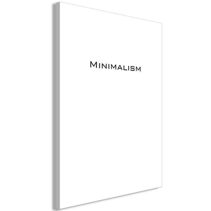 Canvas Print - Minimalism (1 Part) Vertical-ArtfulPrivacy-Wall Art Collection