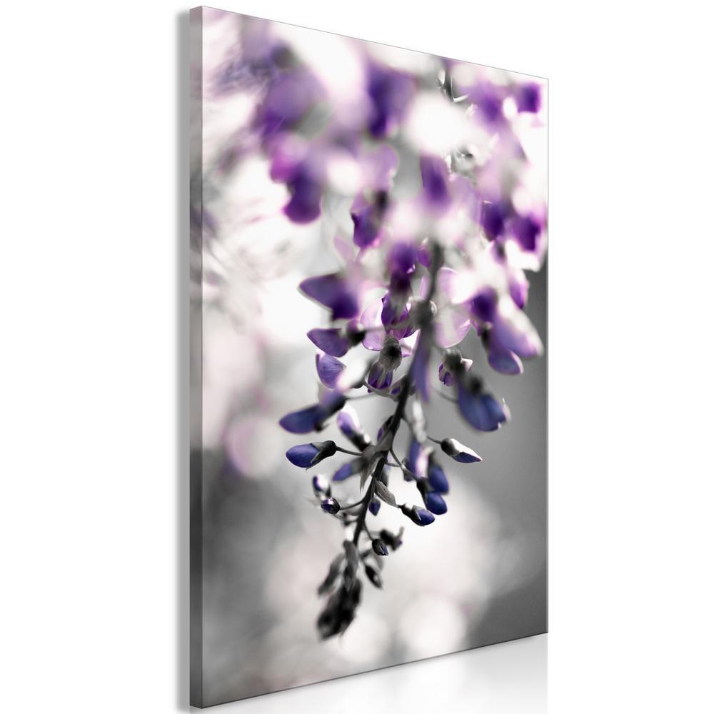 Canvas Print - Violet Ringtones (1 Part) Vertical-ArtfulPrivacy-Wall Art Collection