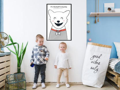 Nursery Room Wall Frame - Pure Happiness-artwork for wall with acrylic glass protection