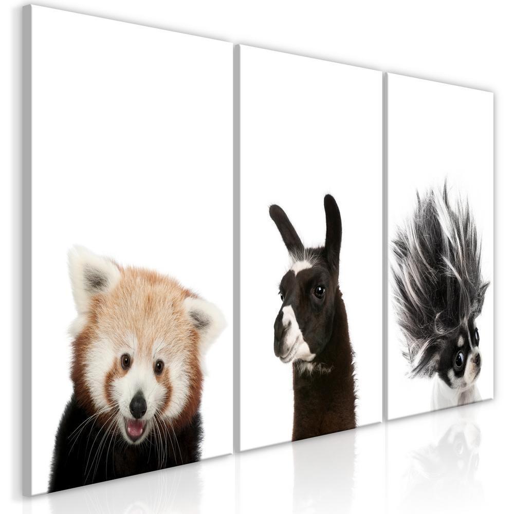 Canvas Print - Friendly Animals (Collection)-ArtfulPrivacy-Wall Art Collection