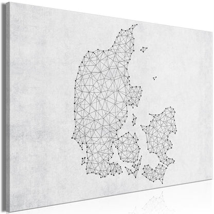 Canvas Print - Geometric Land (1 Part) Wide-ArtfulPrivacy-Wall Art Collection