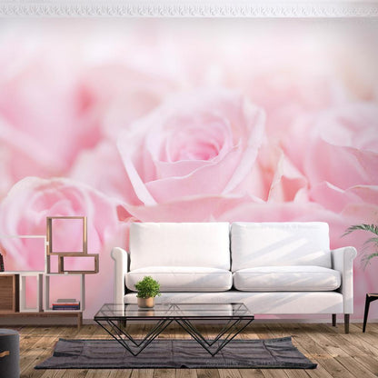Wall Mural - Ocean of Roses-Wall Murals-ArtfulPrivacy