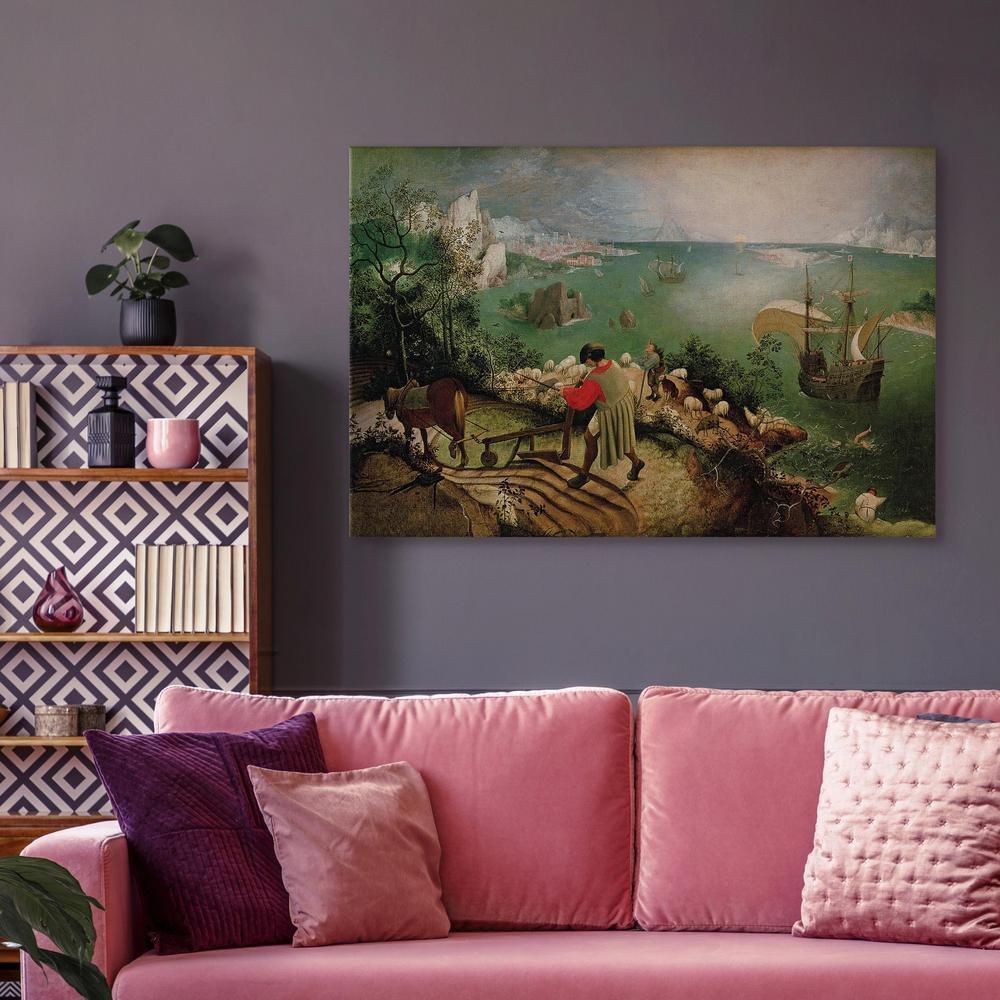 Canvas Print - Landscape with the Fall of Icarus-ArtfulPrivacy-Wall Art Collection