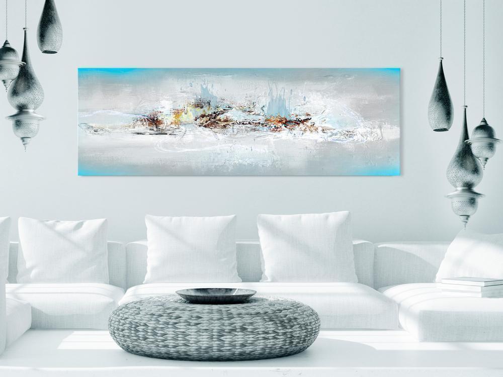 Canvas Print - Winter Outside the Window (1 Part) Narrow