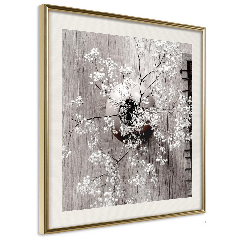 Botanical Wall Art - Reminiscence of Spring (Square)-artwork for wall with acrylic glass protection