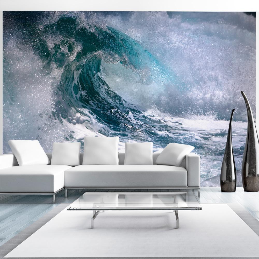 Wall Mural - Ocean wave-Wall Murals-ArtfulPrivacy