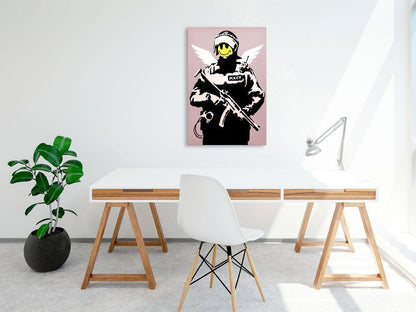 Canvas Print - Policeman (1 Part) Vertical-ArtfulPrivacy-Wall Art Collection