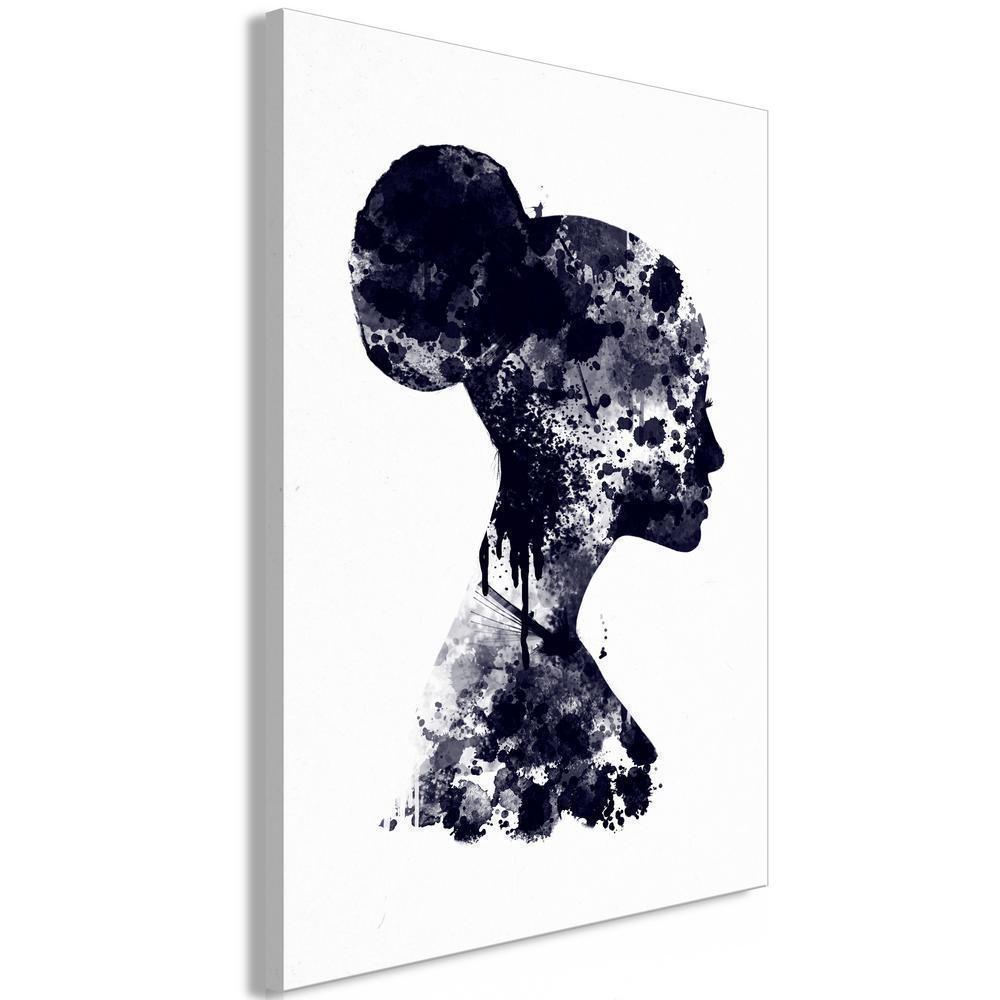 Canvas Print - Abstract Profile (1 Part) Vertical-ArtfulPrivacy-Wall Art Collection