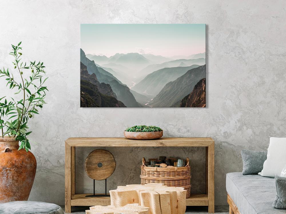 Canvas Print - Mountain Horizon (1 Part) Wide-ArtfulPrivacy-Wall Art Collection