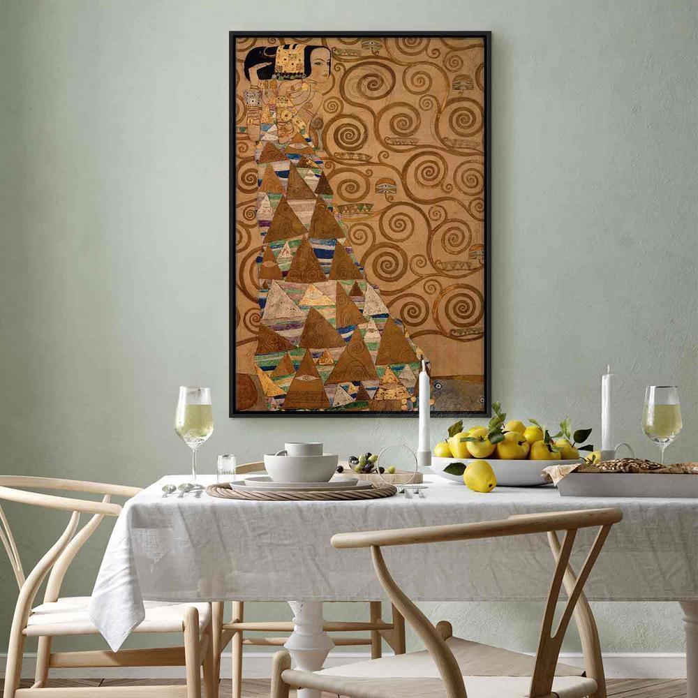 Canvas Print - Expectation (Gustav Klimt)