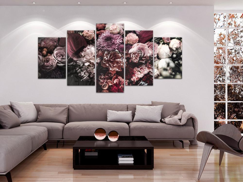 Canvas Print - Dream In the Garden (5 Parts) Wide-ArtfulPrivacy-Wall Art Collection