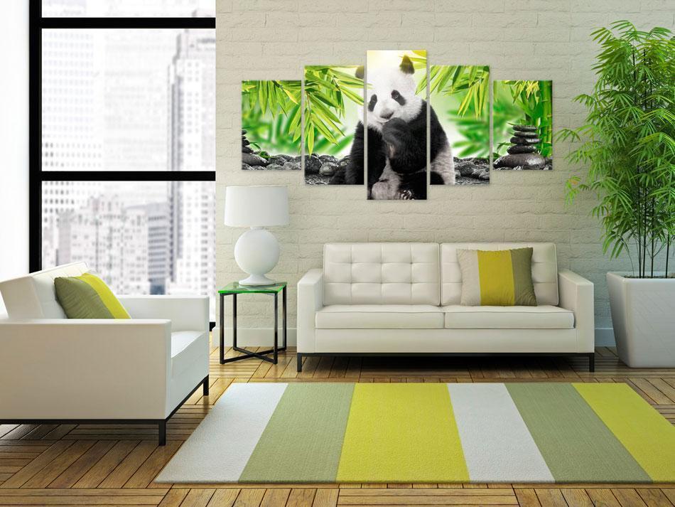 Canvas Print - Sweet Little Panda-ArtfulPrivacy-Wall Art Collection