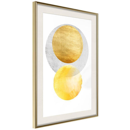 Abstract Poster Frame - Eclipse-artwork for wall with acrylic glass protection