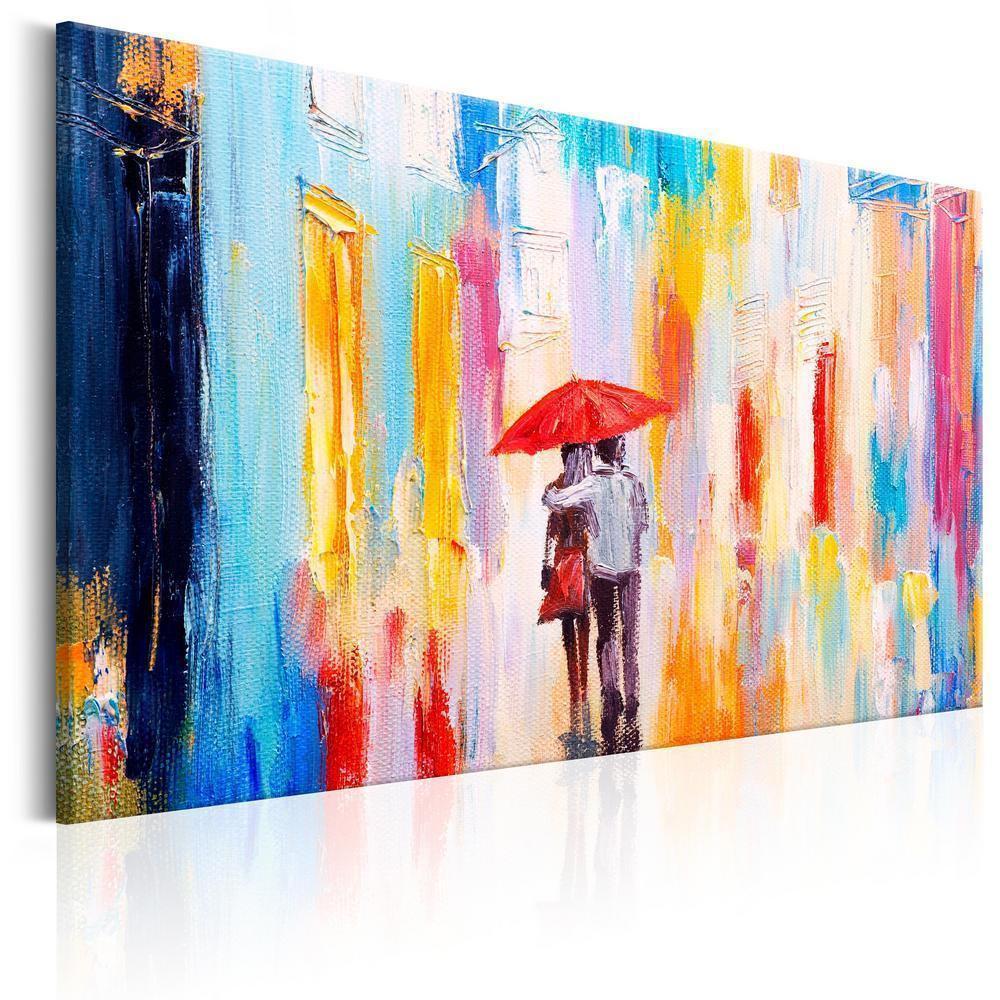 Canvas Print - Under the Love Umbrella-ArtfulPrivacy-Wall Art Collection