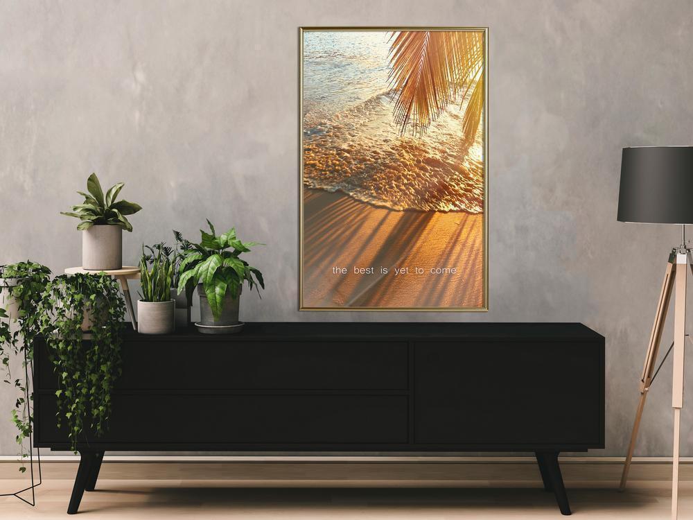Motivational Wall Frame - Beach of Dreams-artwork for wall with acrylic glass protection