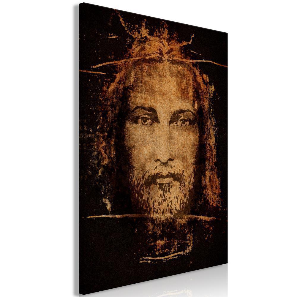 Canvas Print - Shroud of Turin (1 Part) Vertical-ArtfulPrivacy-Wall Art Collection