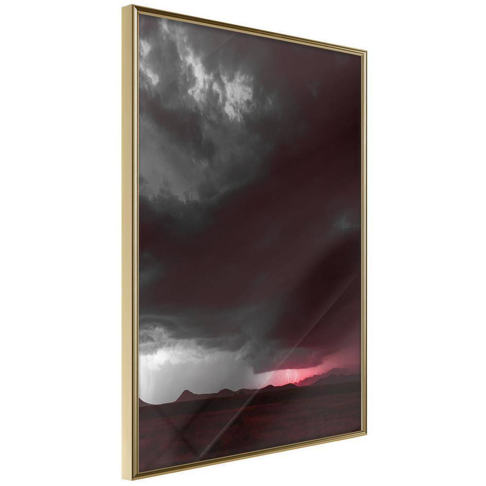 Framed Art - Dark Sky-artwork for wall with acrylic glass protection