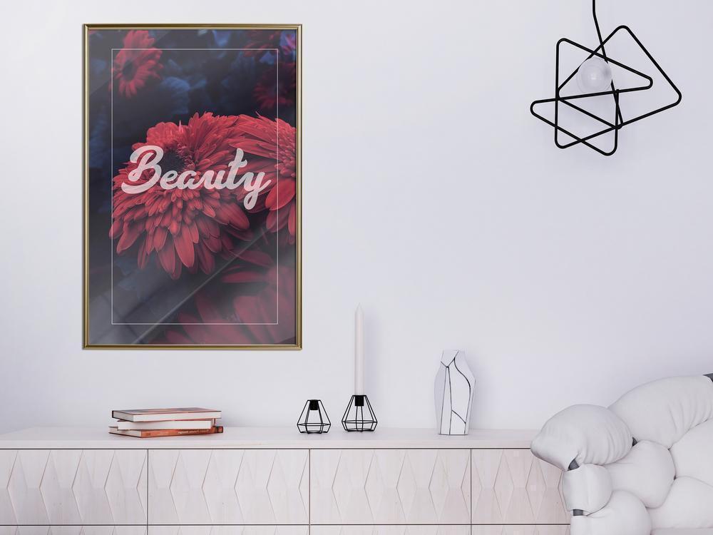 Botanical Wall Art - Beauty of the Flowers-artwork for wall with acrylic glass protection