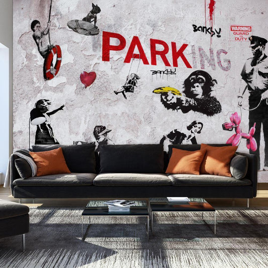 Wall Mural - [Banksy] Graffiti Diveristy-Wall Murals-ArtfulPrivacy