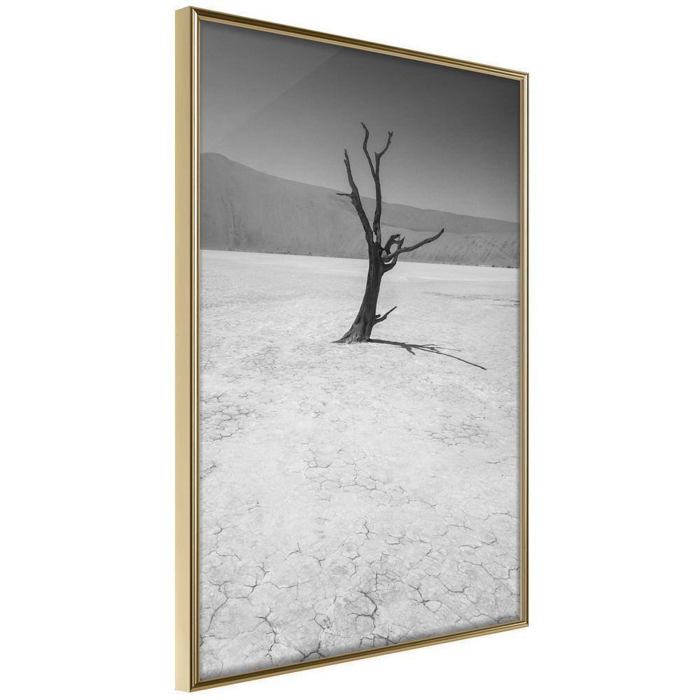 Black and white Wall Frame - Survivor-artwork for wall with acrylic glass protection