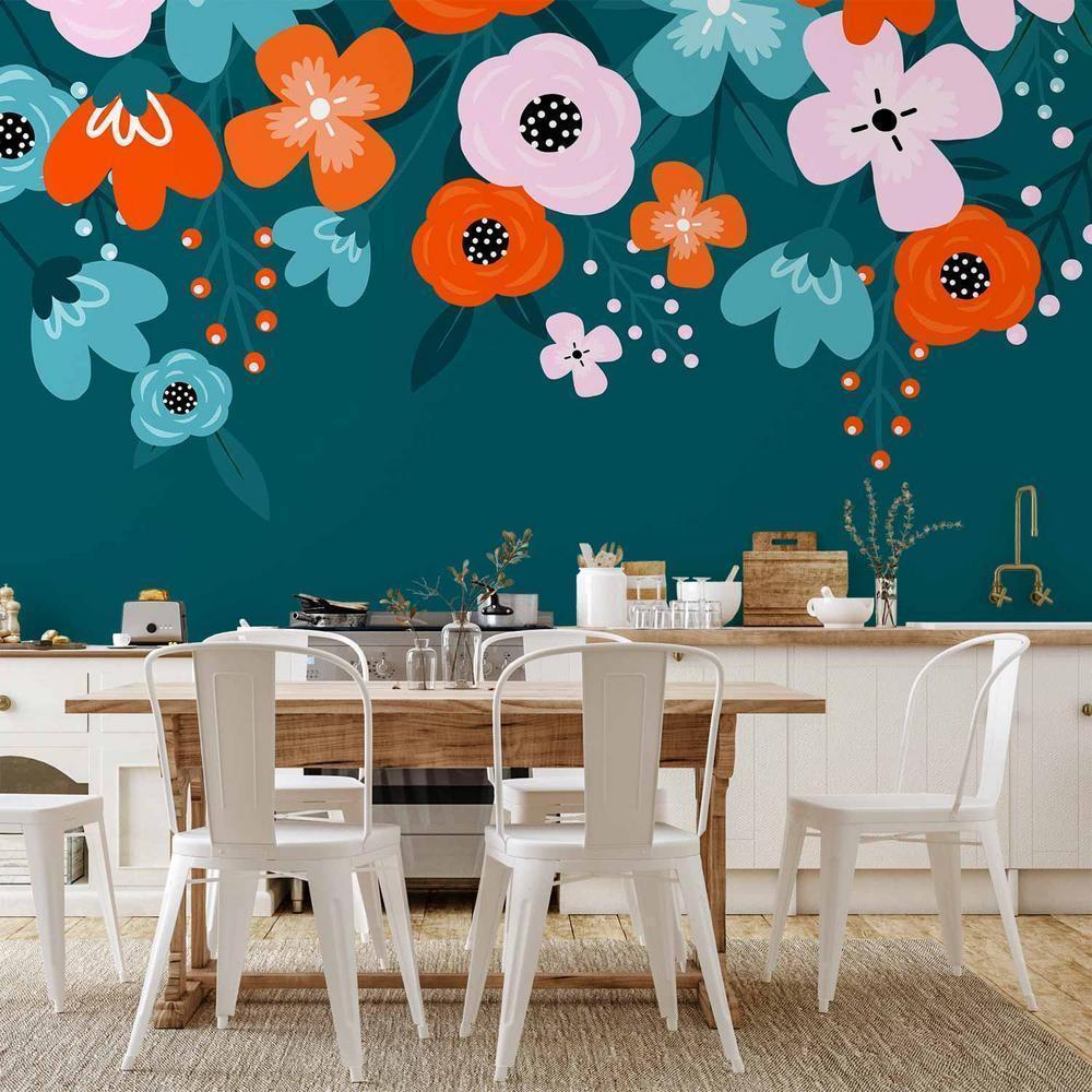 Wall Mural - Colorful Bloom - Third Variant