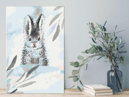 Start learning Painting - Paint By Numbers Kit - Sweet Rabbit - new hobby