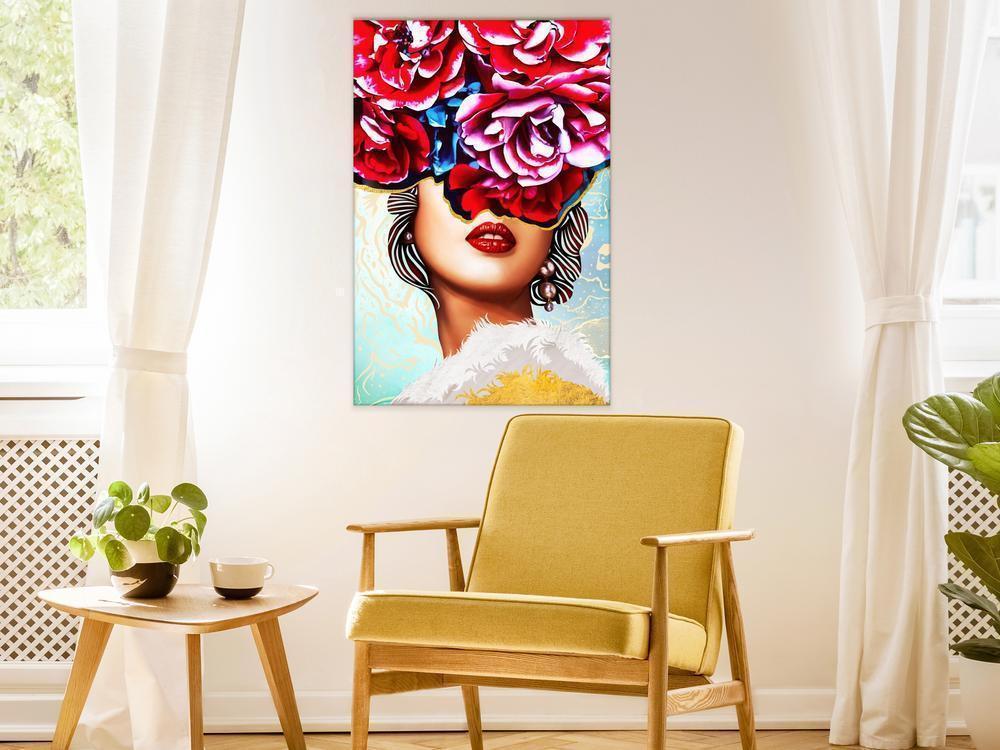 Canvas Print - Sweet Lips (1 Part) Vertical-ArtfulPrivacy-Wall Art Collection