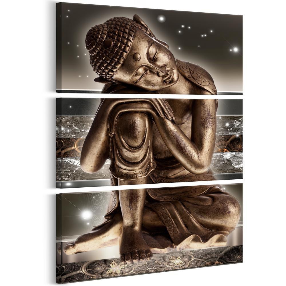 Canvas Print - Buddha at Night-ArtfulPrivacy-Wall Art Collection