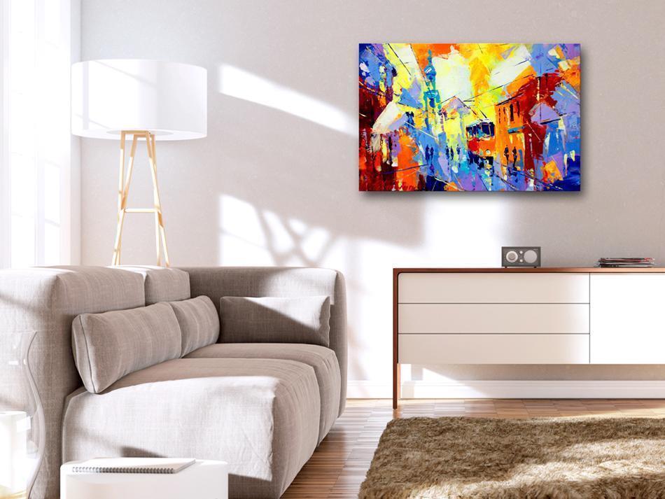 Canvas Print - Colours of the City-ArtfulPrivacy-Wall Art Collection