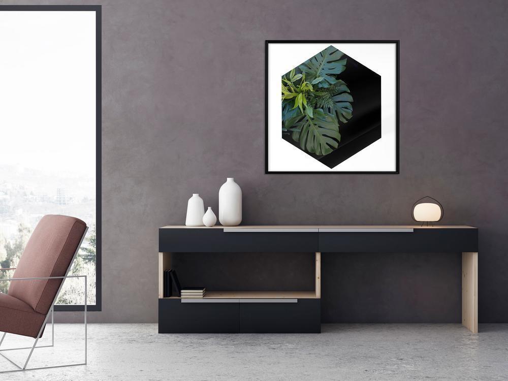 Botanical Wall Art - Cell of Jungle-artwork for wall with acrylic glass protection