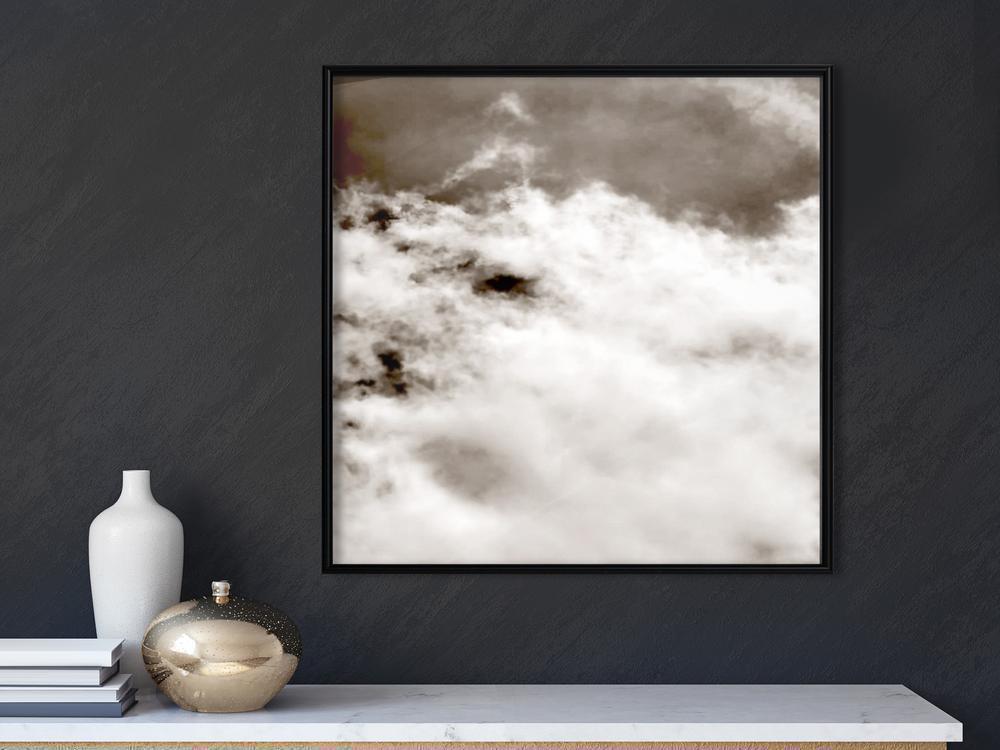 Framed Art - Clouds-artwork for wall with acrylic glass protection