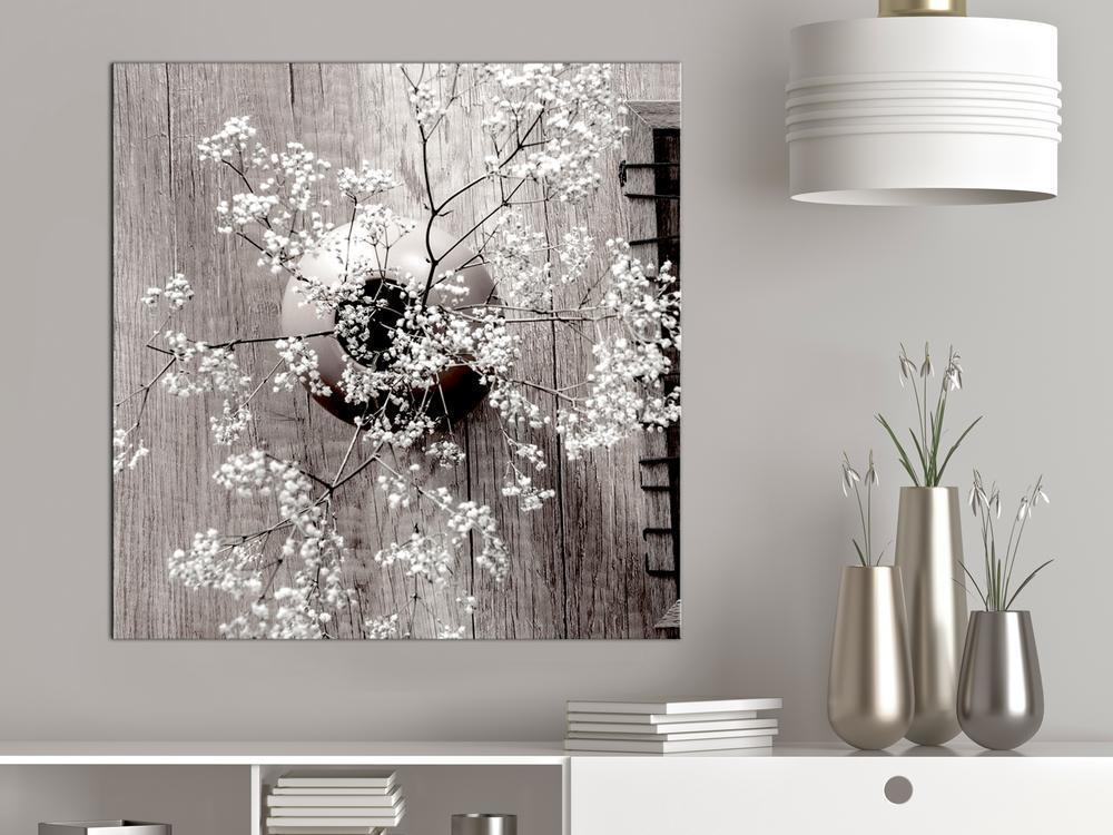 Canvas Print - Dried Flowers (1 Part) Square