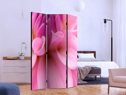 Decorative partition-Room Divider - Flower petals - dahlia-Folding Screen Wall Panel by ArtfulPrivacy